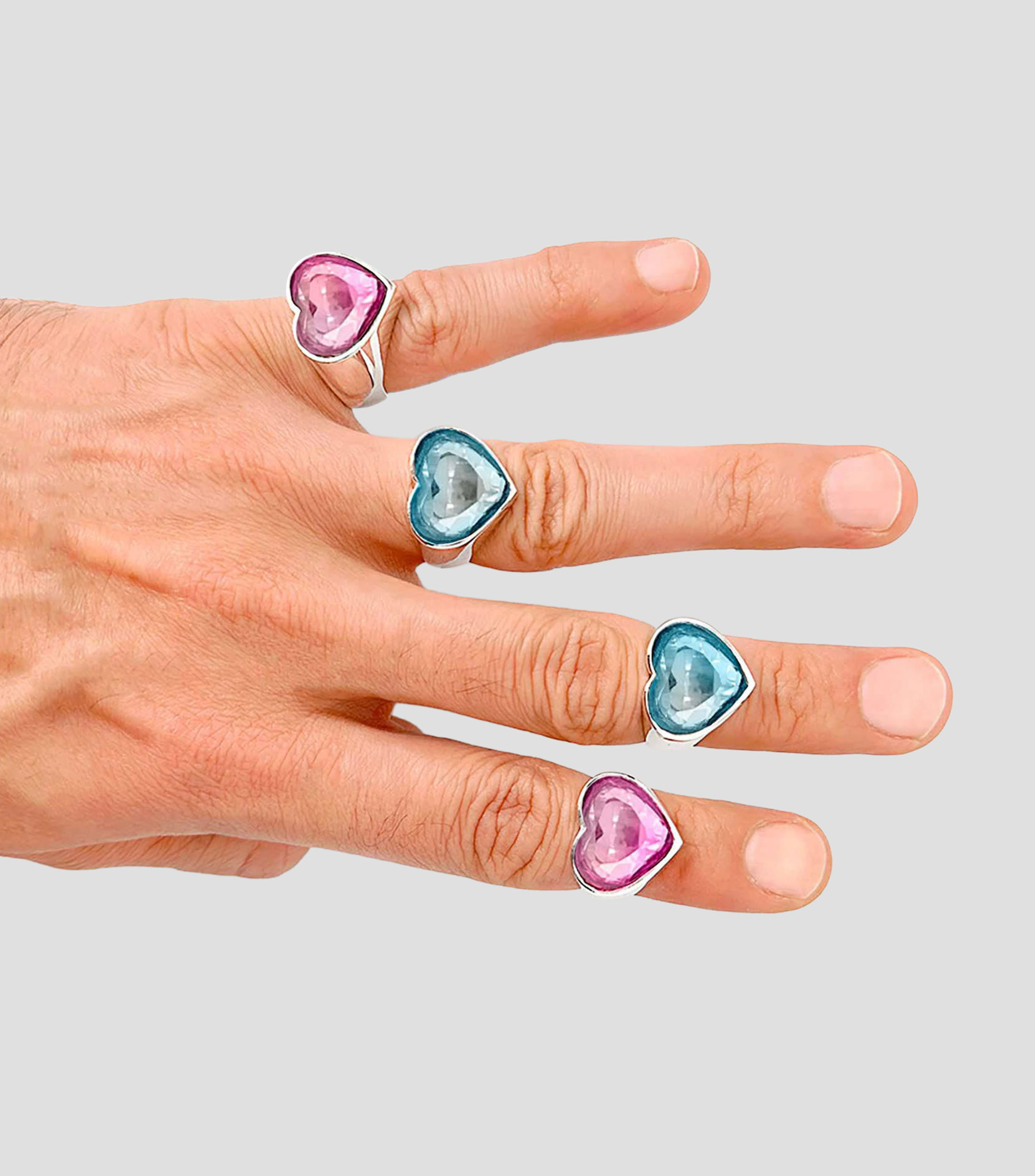 Anillo en Plata Esterlina Corazón Unisex